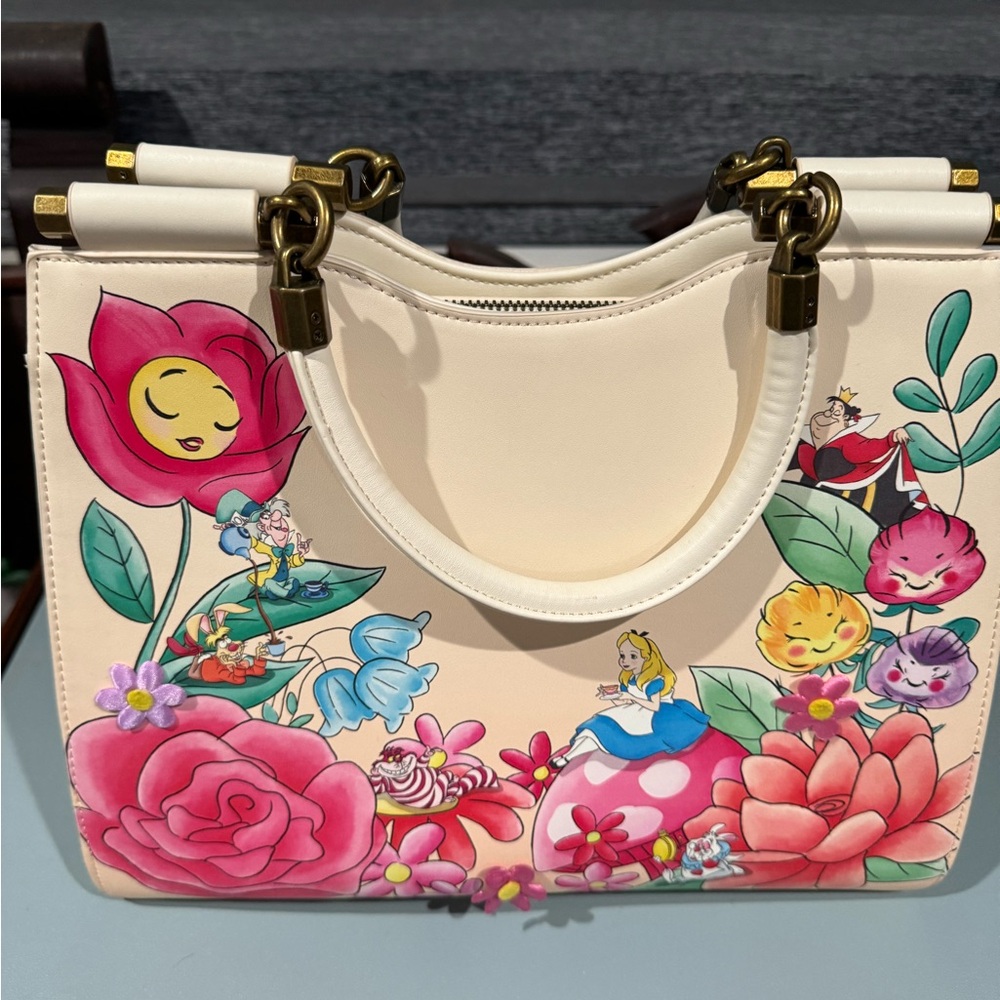 Loungefly Alice in Wonderland satchel purse